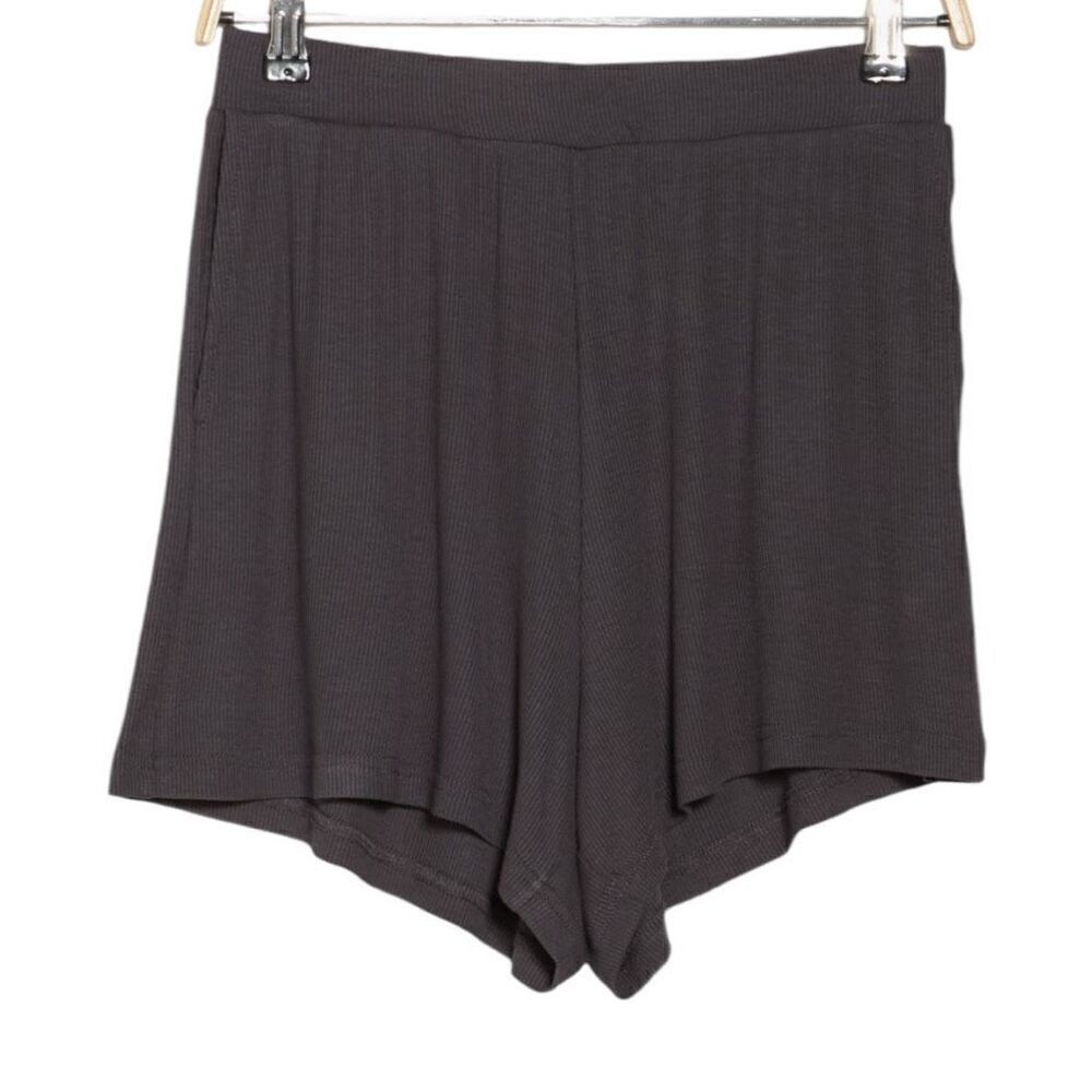Sweet Romeo Ribbed High Waist Shorts Size Medium